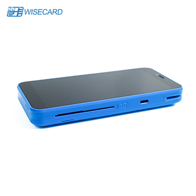 NFC/RFID Smart Portable Android Pos Terminal Handheld Berwarna Plated Dengan Printer