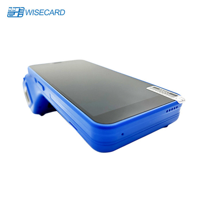 Terminal POS Android yang diaktifkan EMV dengan prosesor Quad-core dan printer termal bawaan