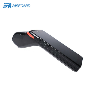 Quad Core Android POS Terminal Baterai 5000mAh Dibangun di Printer Termal