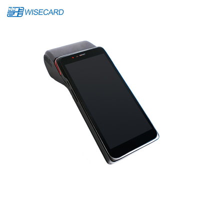 Android 12.0 POS Terminal dengan layar sentuh NFC Verifikasi sidik jari MSR WiFi / 4G dan Baterai yang diperpanjang
