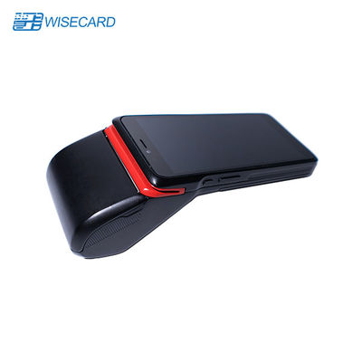 5000mAh Quad Core Android 12.0 POS Terminal Dengan Sidik Jari Dan Thermal Printer