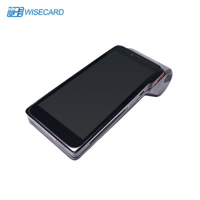 1GB 8GB Android 58mm 3.8V 5000mAh POS Terminal Dengan 5MP Kamera sidik jari EMV