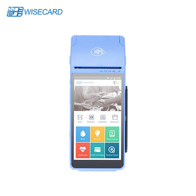 Sistem Android 7 Smart POS Dengan Pembaca Kartu NFC Built In Receipt Printer