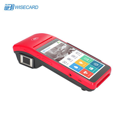 4G Wifi Smart Biometric POS Dengan Layar Sentuh Pembaca Sidik Jari