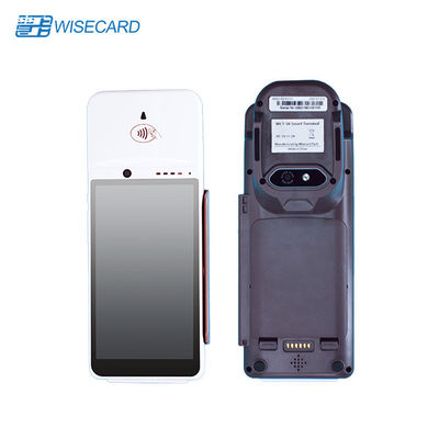 Terminal POS Biometrik Layar Multi Touch, Terminal Pembayaran Seluler Cerdas