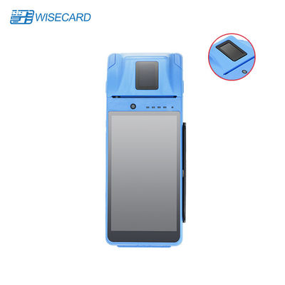 Terminal POS Sidik Jari Optik Tanpa Kontak Dengan OS Pembayaran Keamanan Android 7.0