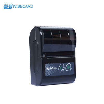 RS232 Mini Faktur Printer Penerimaan Termal 90mm/Detik Pengisian USB