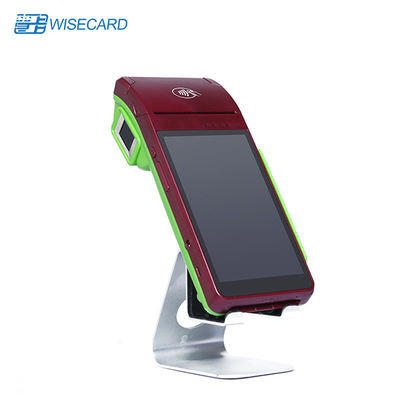 Sidik Jari Terminal Pos Ponsel Android WCT-S8 Mesin Terminal Pos Lotere Portabel Dengan Nfc Gps Pos