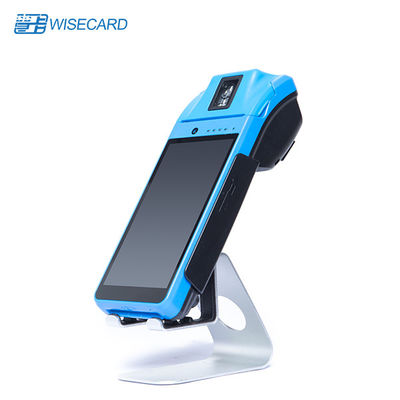 Mesin Pos Genggam 5.5 Inch Sistem Android 7.0 4G Layar Sentuh Mobile Pos Terminal Dengan Printer