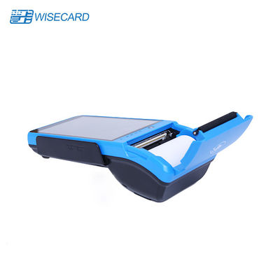 4 PSAM 5800mAh 4G Mobile POS Terminal PCI 5.0 Dengan Printer Thermal