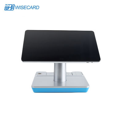 15.6in 1.2 GHz Wisecard Android Touch Pos Machine IEC 14443 Dengan Perangkat Lunak