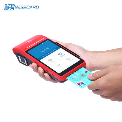 BT 4.1 LE 13.56MHz Android Smart Ticket Machine TDS CDMA Dengan Thermal Printer