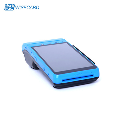 PCI EMV Smart POS Terminal 720 × 1280 IPS Untuk Kartu Prabayar Telepon