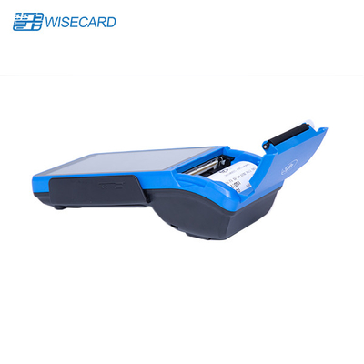 UMTS HSPA Handheld Pos Terminal NFC PBOC UPTS 2.0 EMV Dengan Terminal Printer