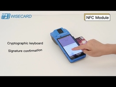 Terminal POS Cerdas Bluetooth Wifi, Mesin POS Dengan Pemindai Sidik Jari